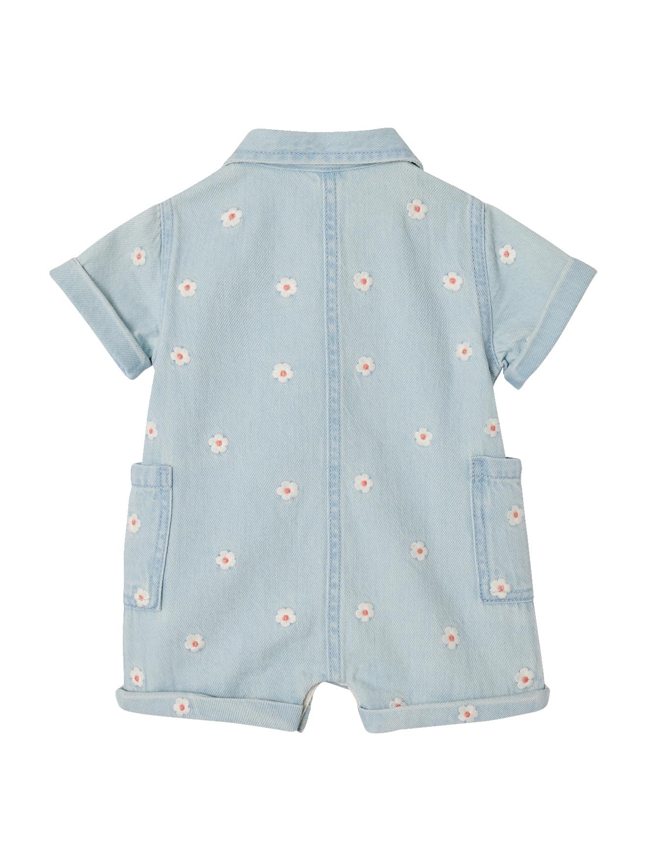 VERTBAUDET Combishort bébé fille denim