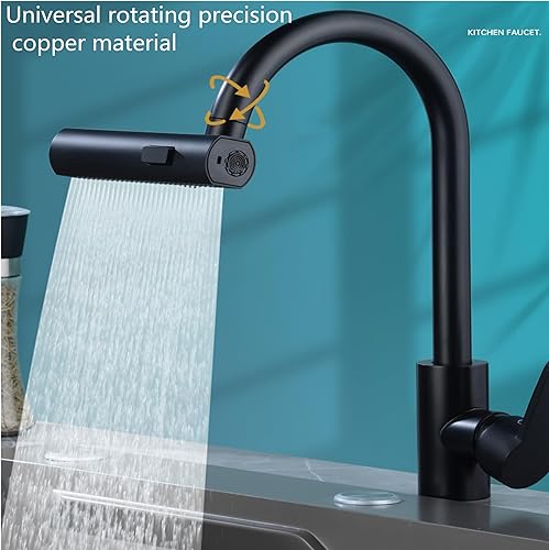 Miniatura 4 de Adaptador de rociador de grifo de fregadero multifuncional, nuevo filtro de grifo de cocina en cascada, dispositivo giratorio 3 en 1 360