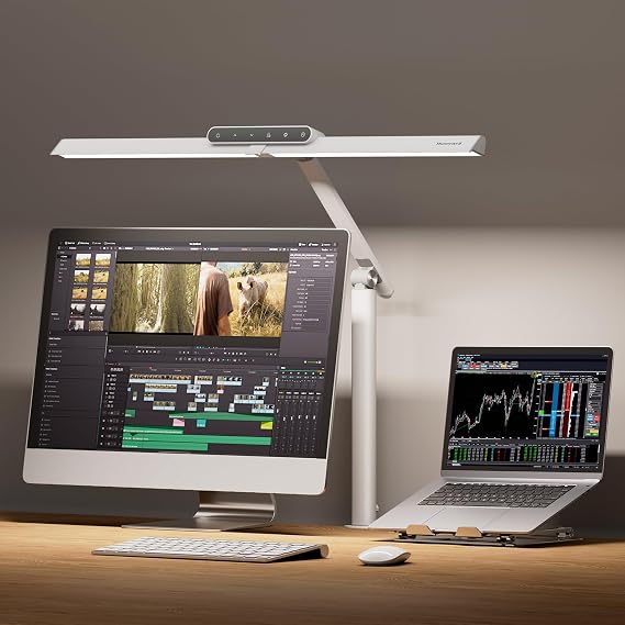 Honeywell HJ1 Sunturalux LED Clamp Desk Lamp 1200LM for Computer [Energy Class F]