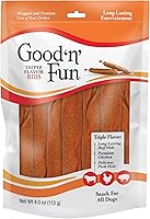 Vista 12 de Good 'n' Fun Masticables de triple sabor para todos los perros, 8.4 onzas, dale a tu perro masticables de larga duración hechos con piel de res