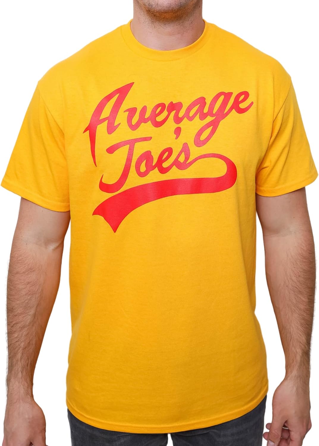 Dodgeball Average Joe's Gold Uniform Adult T-Shirt