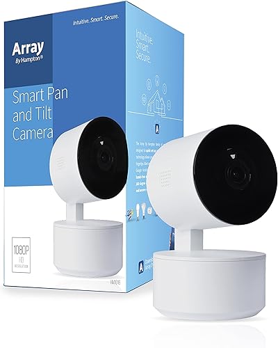 Cámara inteligente inalámbrica con detección de movimiento para interiores, para mascotas, bebés y niñera Cam - Cobertura de 360 grados con cámara