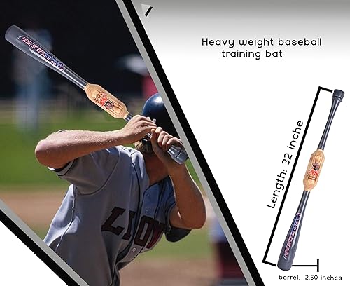 Miniatura 2 de Bate de béisbol y sóftbol gris de 32 pulgadas / 39 onzas con madera de arce profesional sólida para mejorar la fuerza, la velocidad del bate,