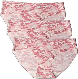 Private Pocket My Girls Seamless Underwear, Back-Up Panties, Youth Incontinence, Potty Training, Early Period, Pink, X-Large (Pack of 3)