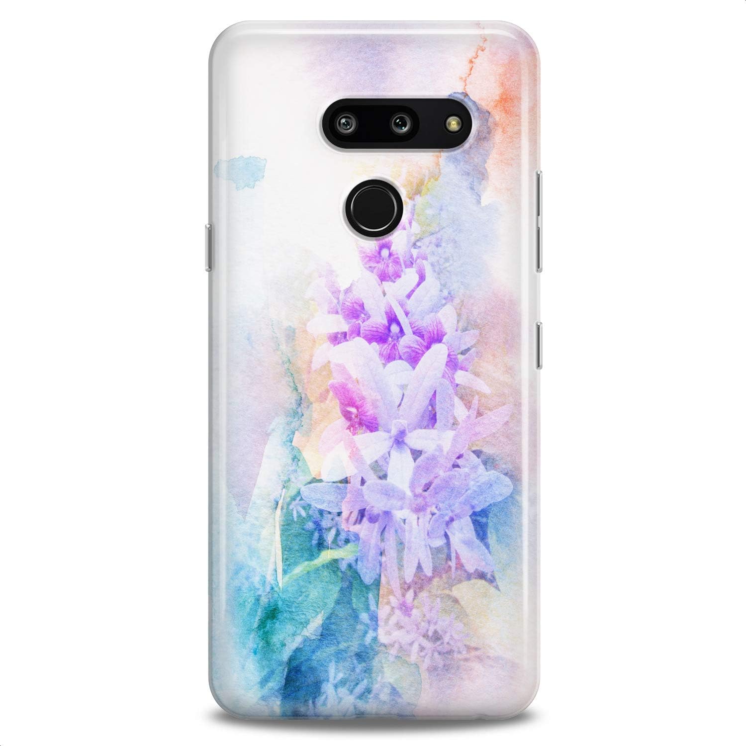 TPU Case Replacement for LG Stylo 6 K61 K51S K42 K30 K20 Stylo 5 K40 K11 K10 K8 Slim fit Clear Flower Design Lilac Print Awesome Beautiful Flexible Silicone Purple Soft Cute Blossom Kid Floral image 3