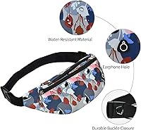 Vista 190 de Riñonera para hombres y mujeres, impermeable, para deportes, para viajes, senderismo, correr