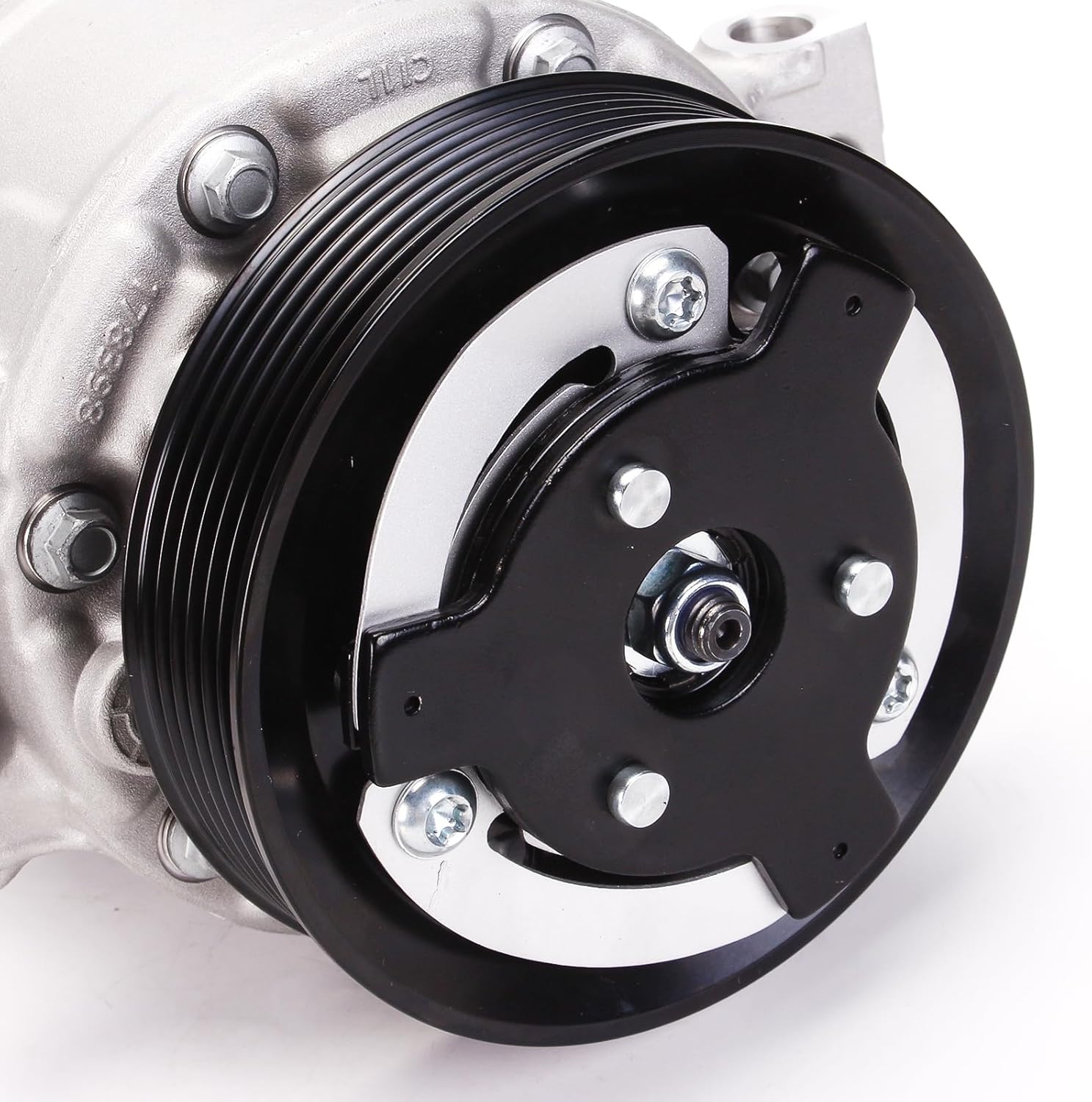 1K0820859S A/C Compressor with Clutch Compatible with VW J-etta for GTI CC for Pas-sat 1.8L 2.0L 2006-2015