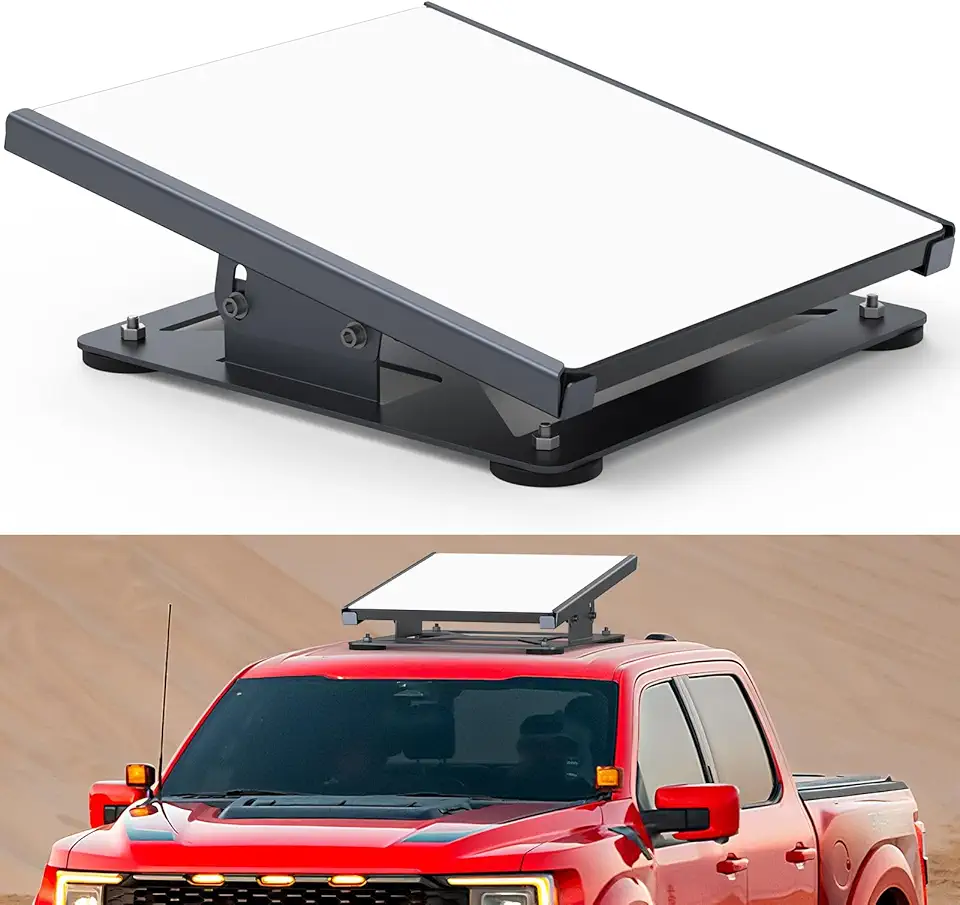 Starlink Mini suporte de teto de carro, mini suporte magnético Starlink para teto de carro, trailer, caminhão, van, barco, kit de montagem magnética ajustável, mini acessórios Starlink, metal de grau