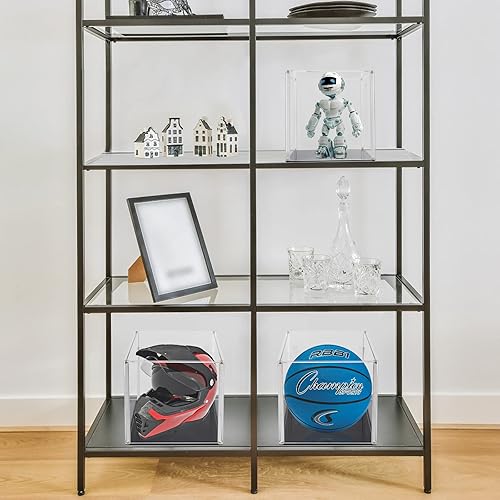 Miniatura 7 de Boyistar - Vitrina deportiva para pelotas de fútbol, 100 % acrílico, resistente y resistente para baloncesto, estuche de protección de fútbol,