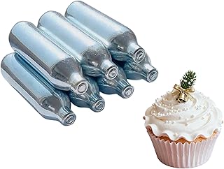 Whipped cream chargers -8g Food Grade OriginalFlavor With Long Shelf Life, Premium LeakProof Steel, Perfect for Desserts, CakeBeverages and Gourmet Dishess(10 * 5pack)