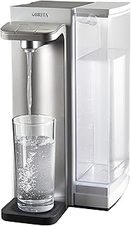 Brita Hub Instant Powerful Countertop Water Filter System, 12 Cup Water Reservoir, Includes 6 Month Carbon Block Filter, W...