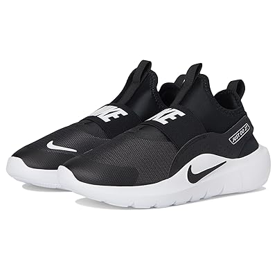 Nike Kids Flex Runner 4 (Big Kid) Kids Shoes Black/Black/White