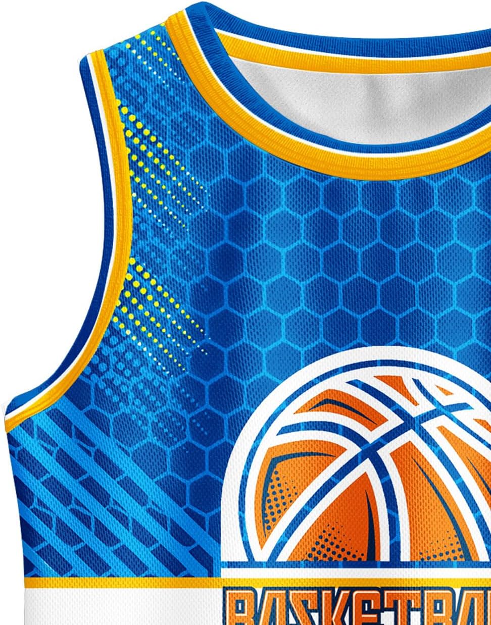 Kids Basketball Jerseys Boys and Girls Sleeveless Mesh Jersey Sets Youth Sport Training Uniforms - Image 4