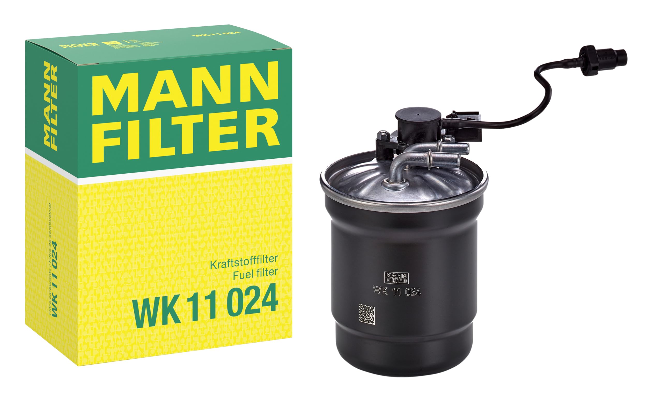 MANN-FILTER, WK 11 024 Filtro de combustible | Para Turismos, Protección sistema combustible, Protección inyectores, Combustible limpio, Calidad original OE
