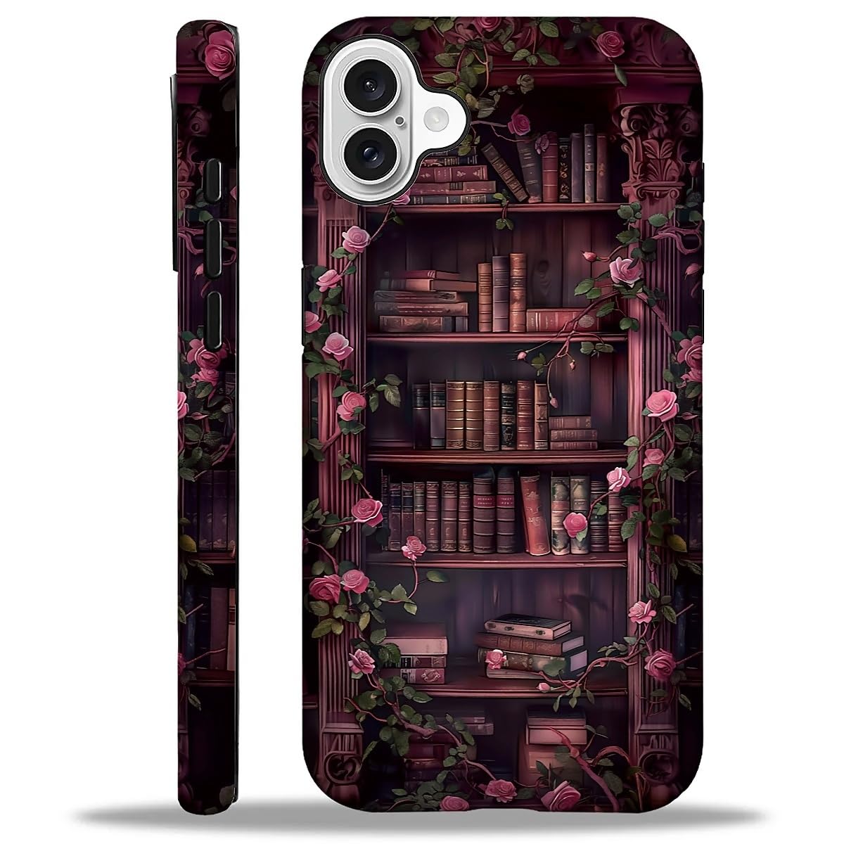 Flivro Magnetic Case for iPhone 16 Plus,Compatible with Magsafe,PC Hard Shell & Silicone Inner Bumper,Shockproof Full-Body Cover Slim Design for