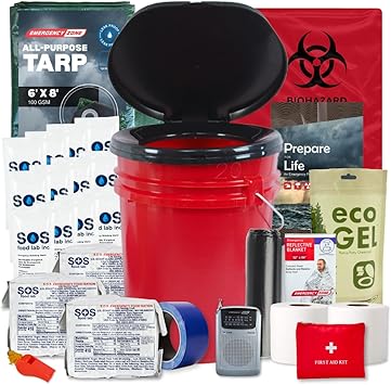 Classroom Emergency Lockdown Kit | 36 Water Pouches Included | Be Prepared to Shelter in Place in The Classroom/Office During Lockdowns, Emergencies or Natural Disasters