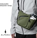 ALPAKA Satchel de débit Mini Petit sac à friser pour les hommes Femmes, 2L-4L | Sac à épaule étanche avec YKK Zippers, Key Tether, Pocket de bouteille extensible, Design minimaliste, convient Voyage utilisation quotidienne