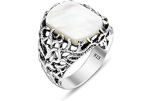 Overwhelming Esteem: Father's Enduring Ring of Pearl and Silver