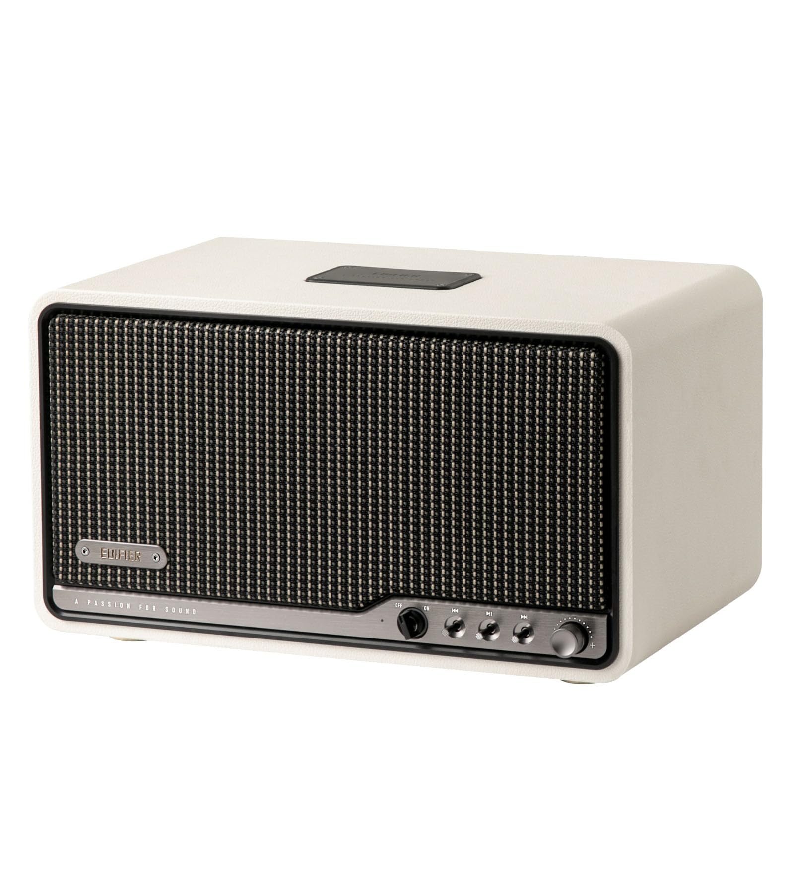 Edifier S300 Enceinte Rétro Hi-Res Bluetooth,80W RWS,Ivoire - Les Beatles, Paul McCartney, John Lennon, RIngo Starr, George Harrison Edifier S300 Enceinte Rétro Hi-Res Bluetooth,80W RWS,Ivoire