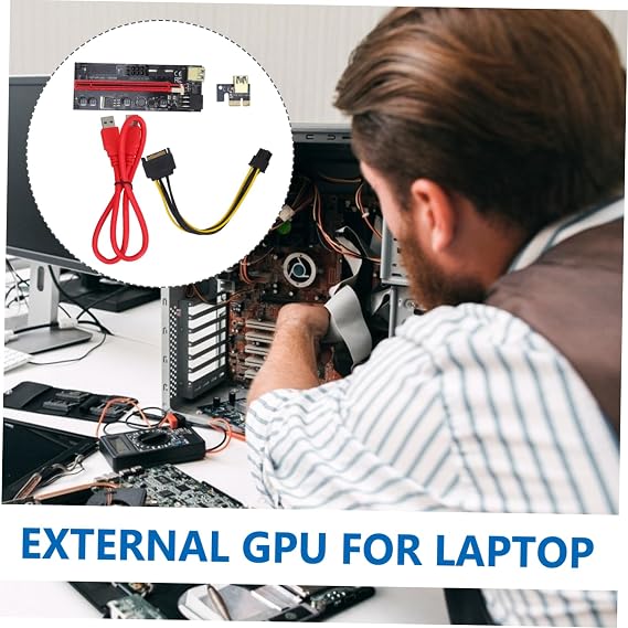 Pcie Graphics Card Dock Computer Riser Gpu Graphics Card Pcie External Gpu for Laptop Mining