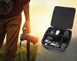 Water Resistant Camera Insert Bag DSLR SLR Camera Case Upgraded Version and Lens Storage Carrying Case (Black)