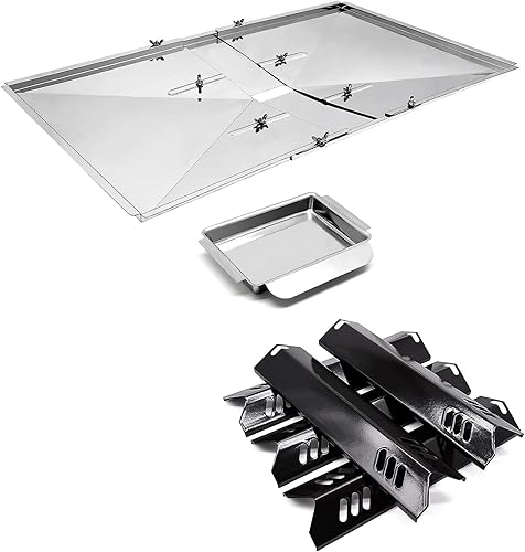 Miniatura 1 de Piezas de repuesto para bandejas de goteo para Dyna-Glo DGF510SBP, DGF510SSP, parrilla de patio trasero BY13-101-001-13, piezas de parrilla BHG