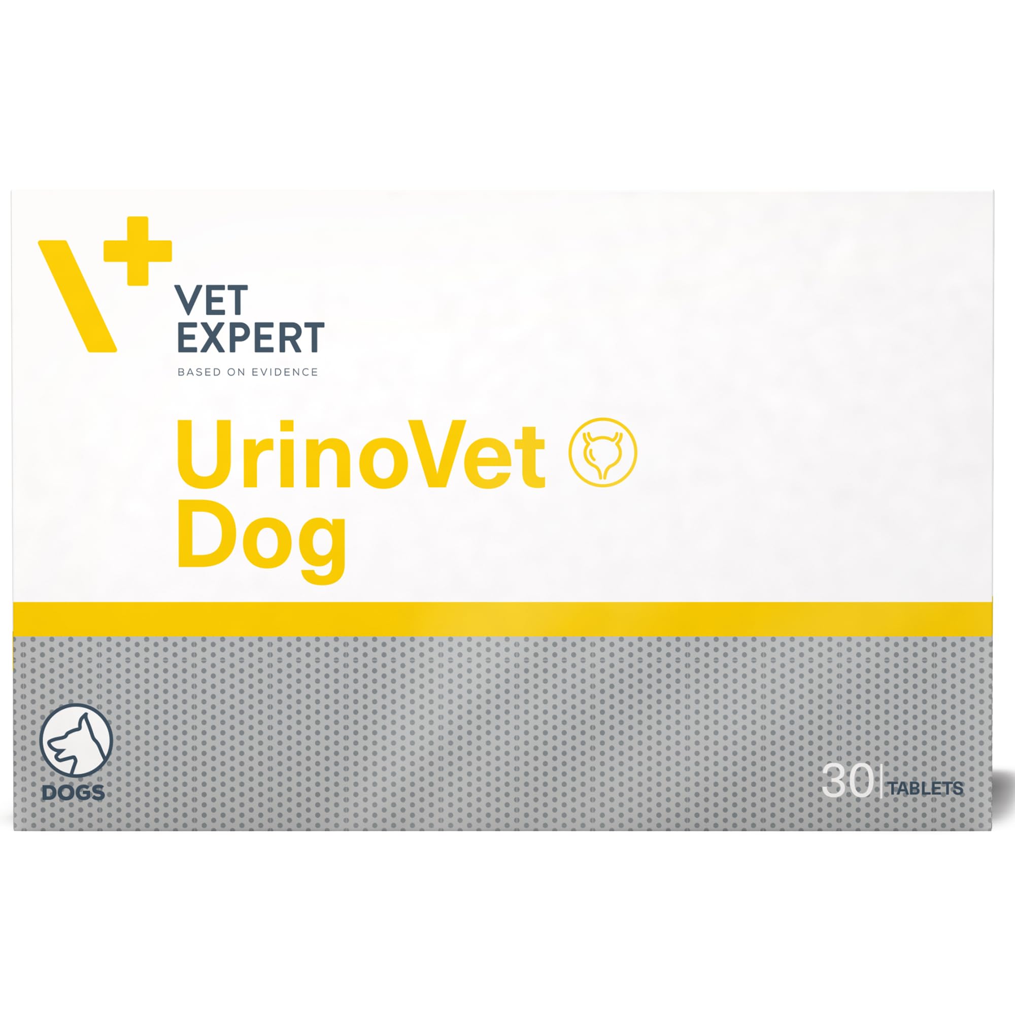 VETEXPERT UrinoVet Dog 30 comprimidos para perros para apoyar el correcto funcionamiento del sistema urinario