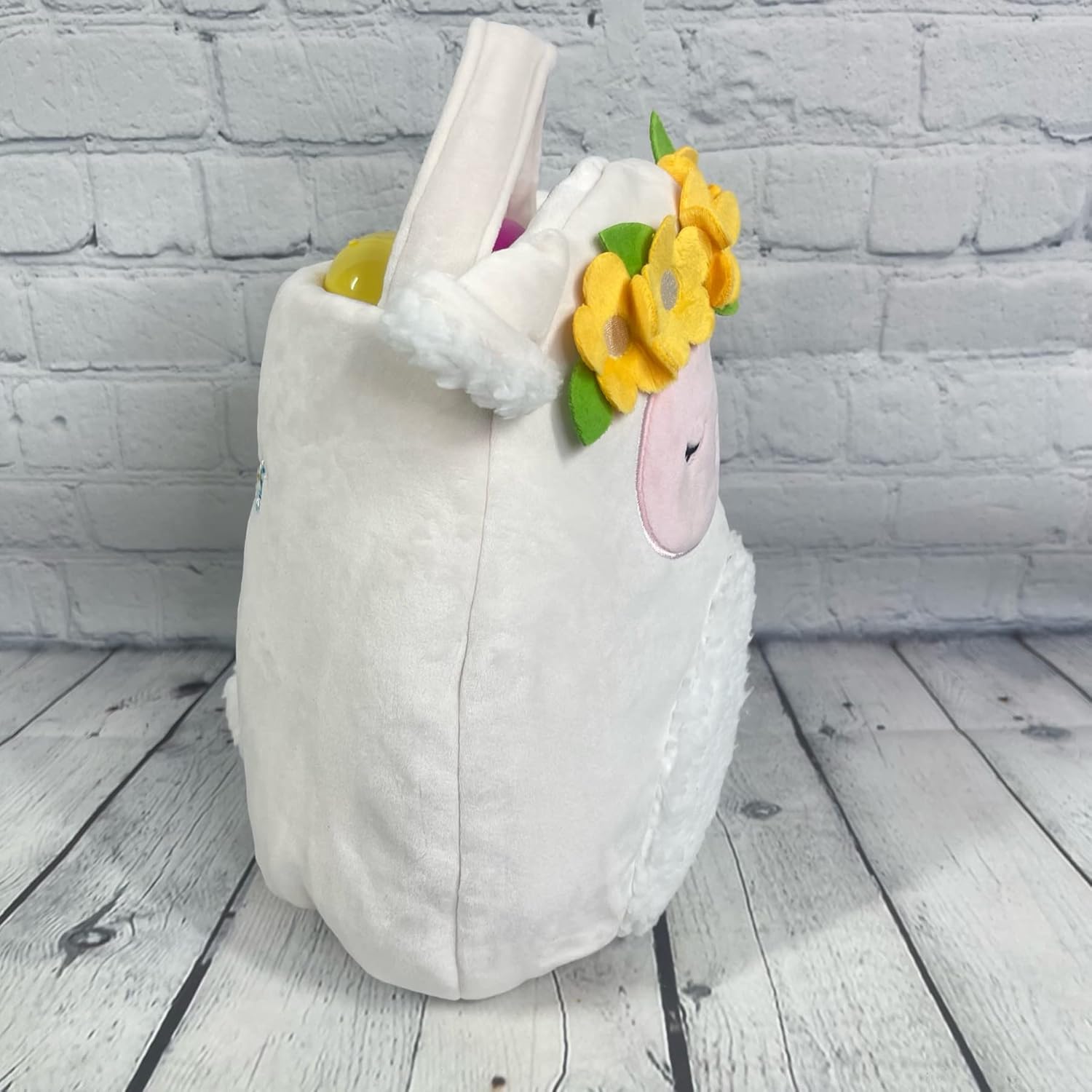 Squishmallows Official Kellytoy Easter Squad Squishy Soft Plush Toy Animal (12 Inch, Sophie Lamb (Flower Crown))