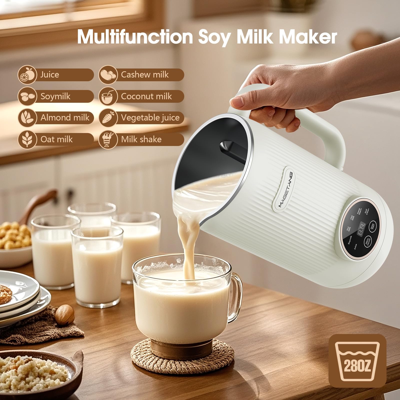 7 in 1 Nut Milk Maker - Detailed View