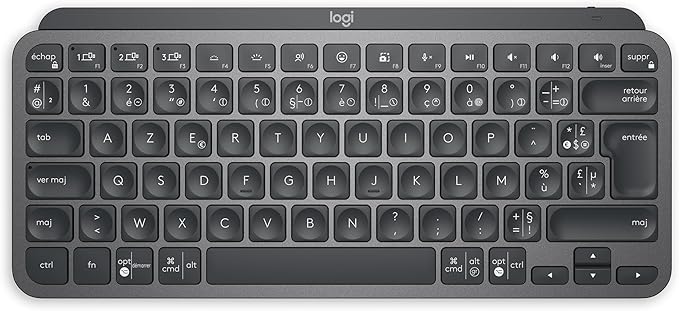 Logitech MX Keys – Clavier Sans Fil Illuminé Avec Repose-poignets (état Proche Neuf)