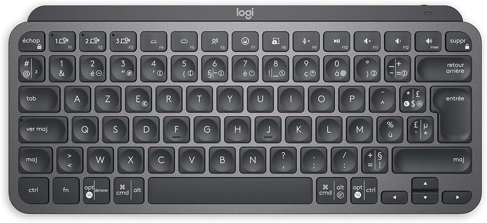Logitech MX Keys Mini Minimaliste Clavier sans Fil Illuminé