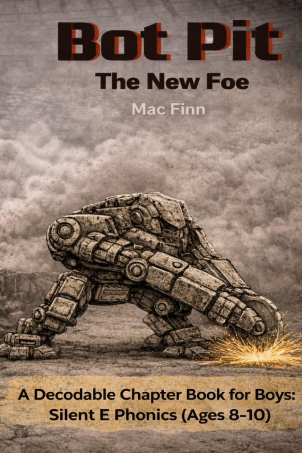 Bot Pit: The New Foe: A Decodable Chapter Book for Boys: Silent E Phonics (Ages 8-10)