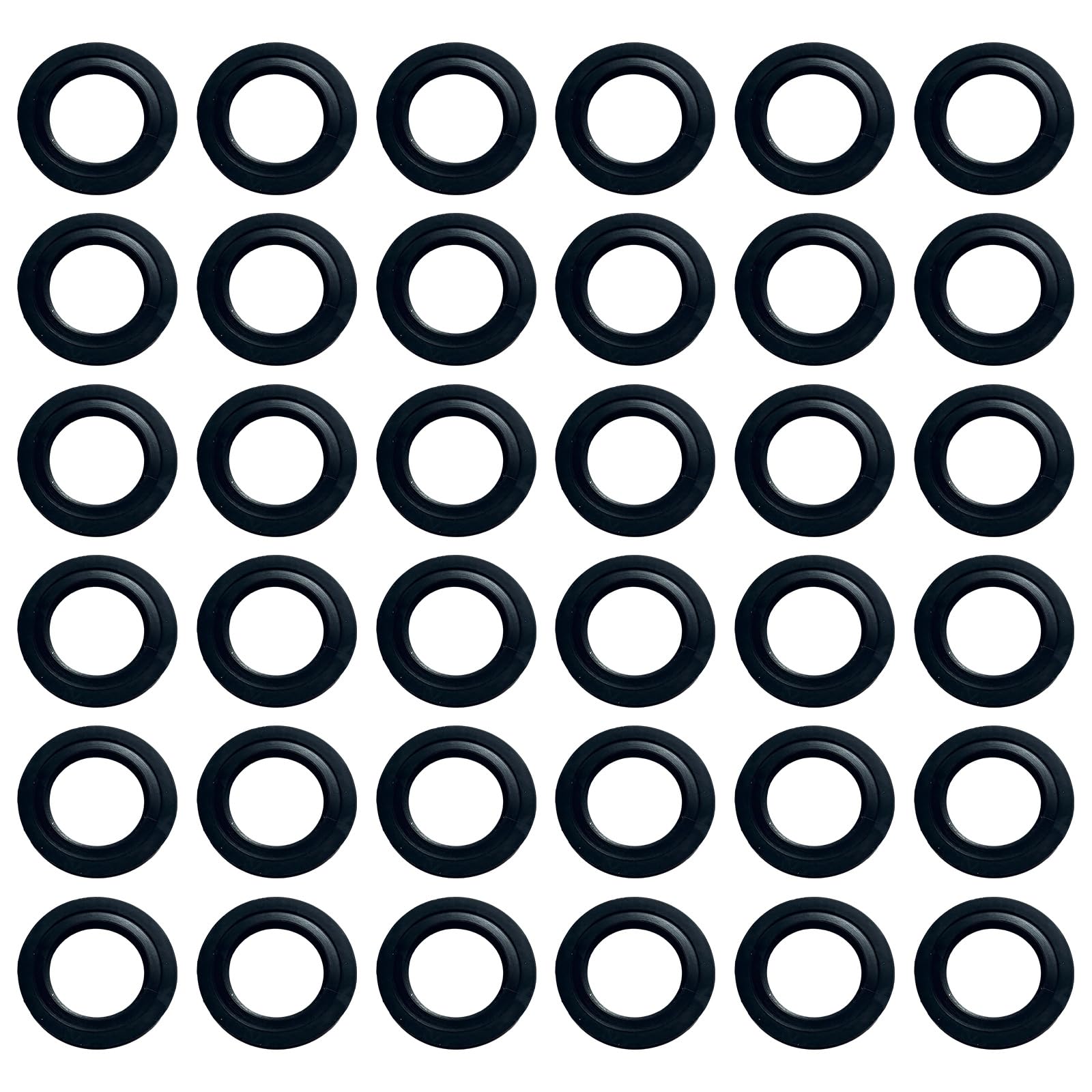 Msioytog A 100Pcs Nti-Leak Faucet Gasket Rustproof Hose Seals For Bathroom Fixtures, Kitchen Plumbing & Outdoor Equipment Repair Garden Faucet Joint Water Stop Gasket