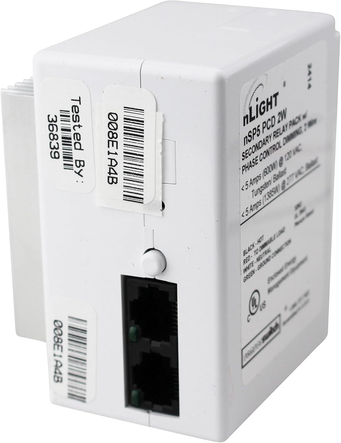 Sensor Switch nSP5-PCD-2w nLight Secondary Relay Pack Phase Control Dimming 120/277