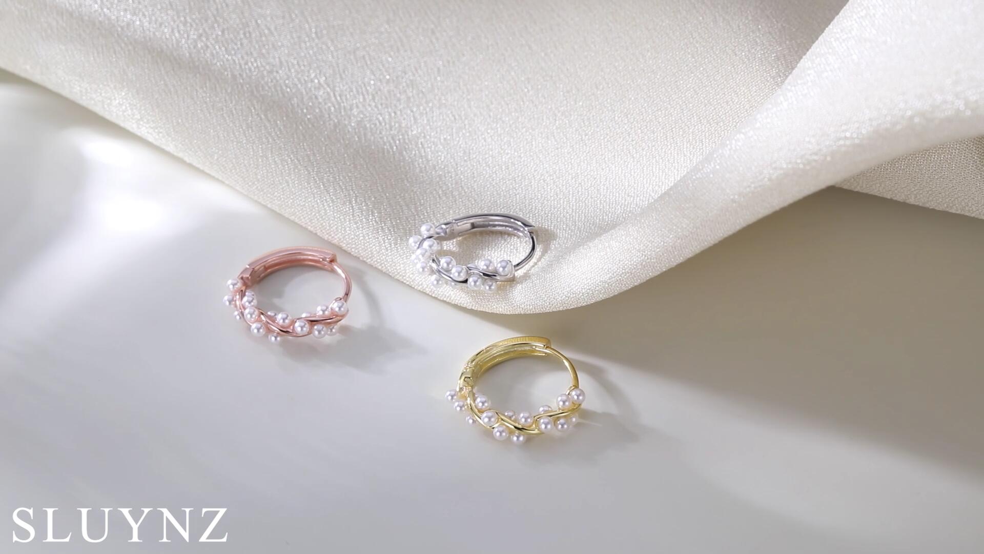 SLUYNZ Orecchini A Cerchio Argento 925 Per Donna – Cerchi Piccoli Ipoallergenici 3.6 Cm