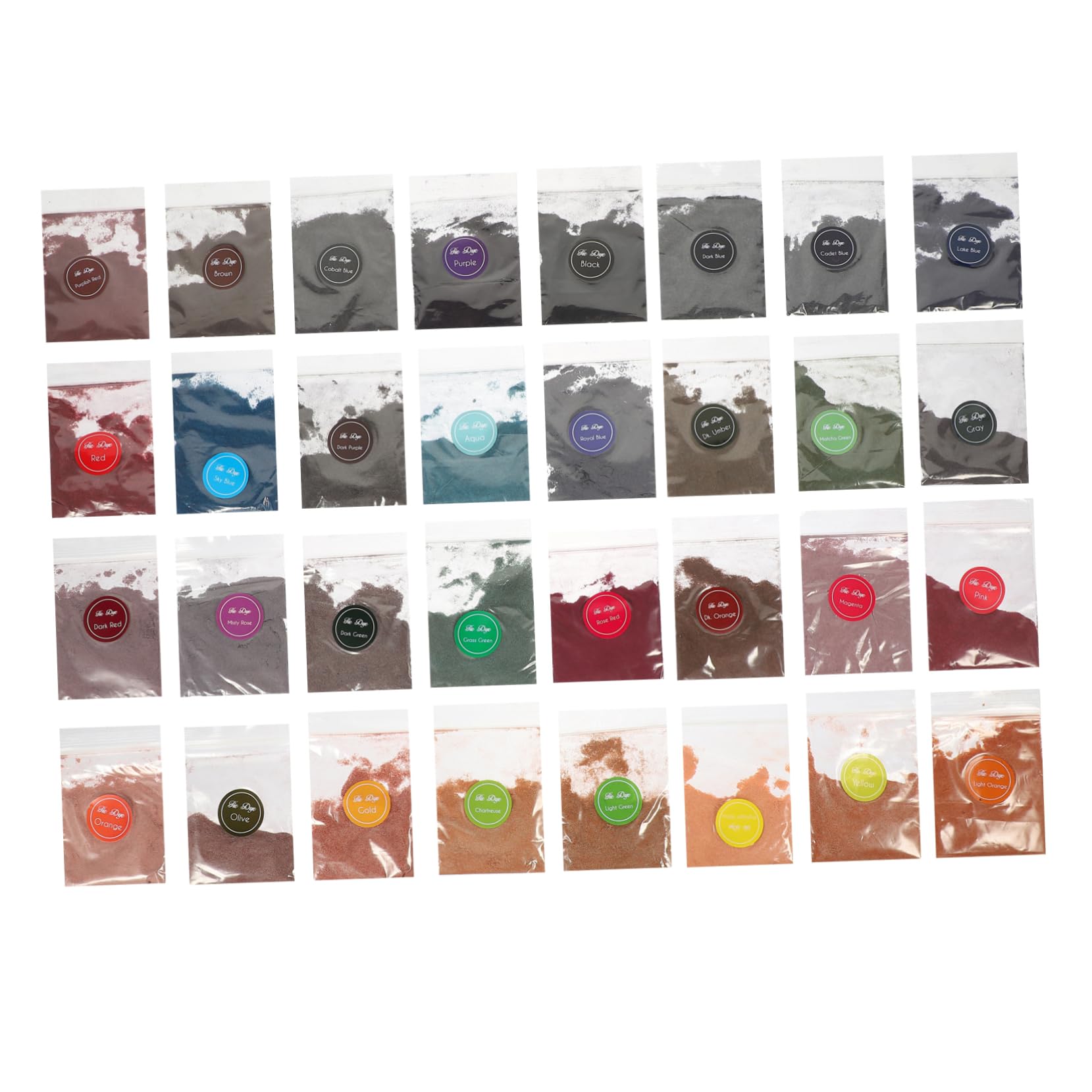 KONTONTY Tie Dye Powder Bulk DIY Art Supplies Tie Dye Kit for Boys and Girls Teen Girls Summer Camp Party Supplies