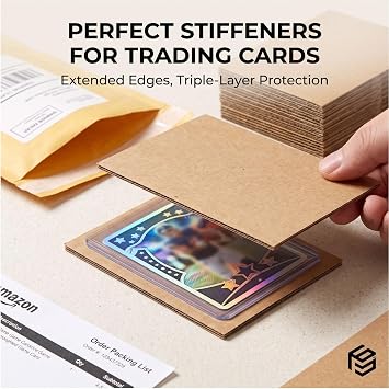 Hacaroa 400 Pack Corrugated Cardboard Sheets 2mm Thick, 4.5 x 3.5 Inch Flat Cardboard Inserts Dividers, Brown Kraft Cardboard Separator Filler Pads for Mailing, Shipping, Crafts