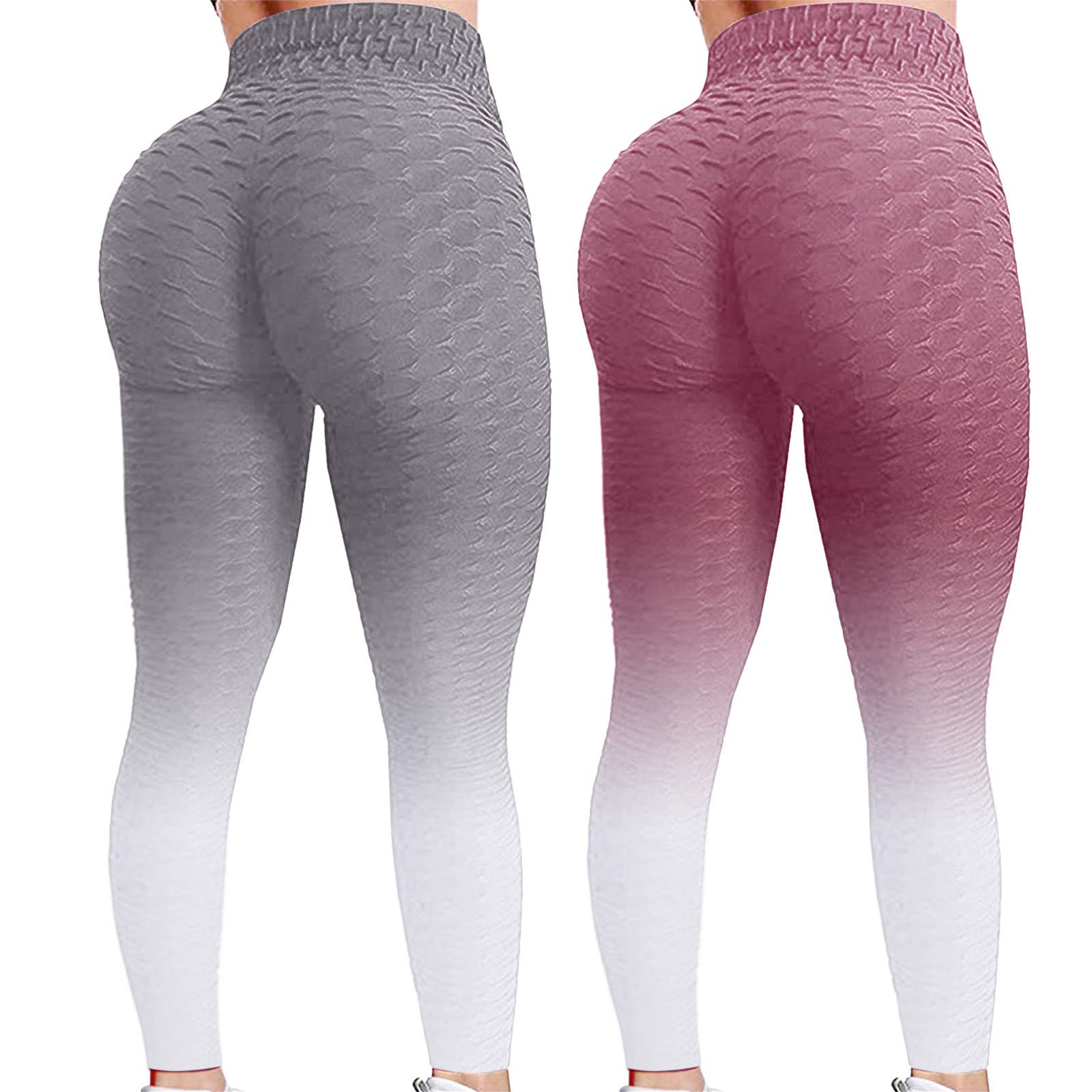 OBiQuzz Leggings deportivos para mujer con bolsillo, mallas deportivas de cintura alta, opacos, pantalones deportivos push up, pantalones de yoga, botines sin costuras, pantalones de correr,