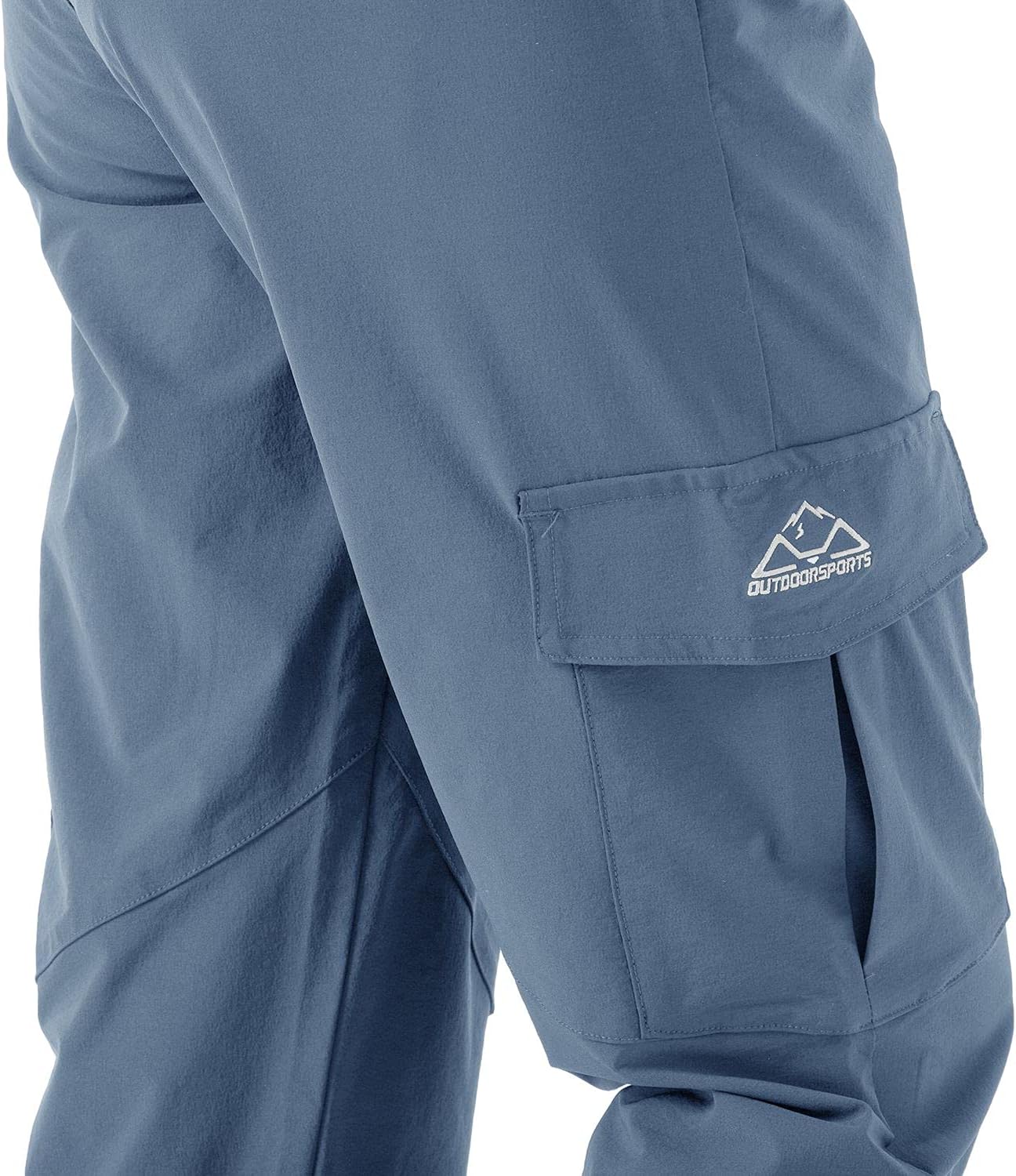 Rdruko Women's Hiking Cargo Pants Water-Resistant Quick Dry UPF 50+ Travel Camping Work Pants Zipper Pockets - Image 4