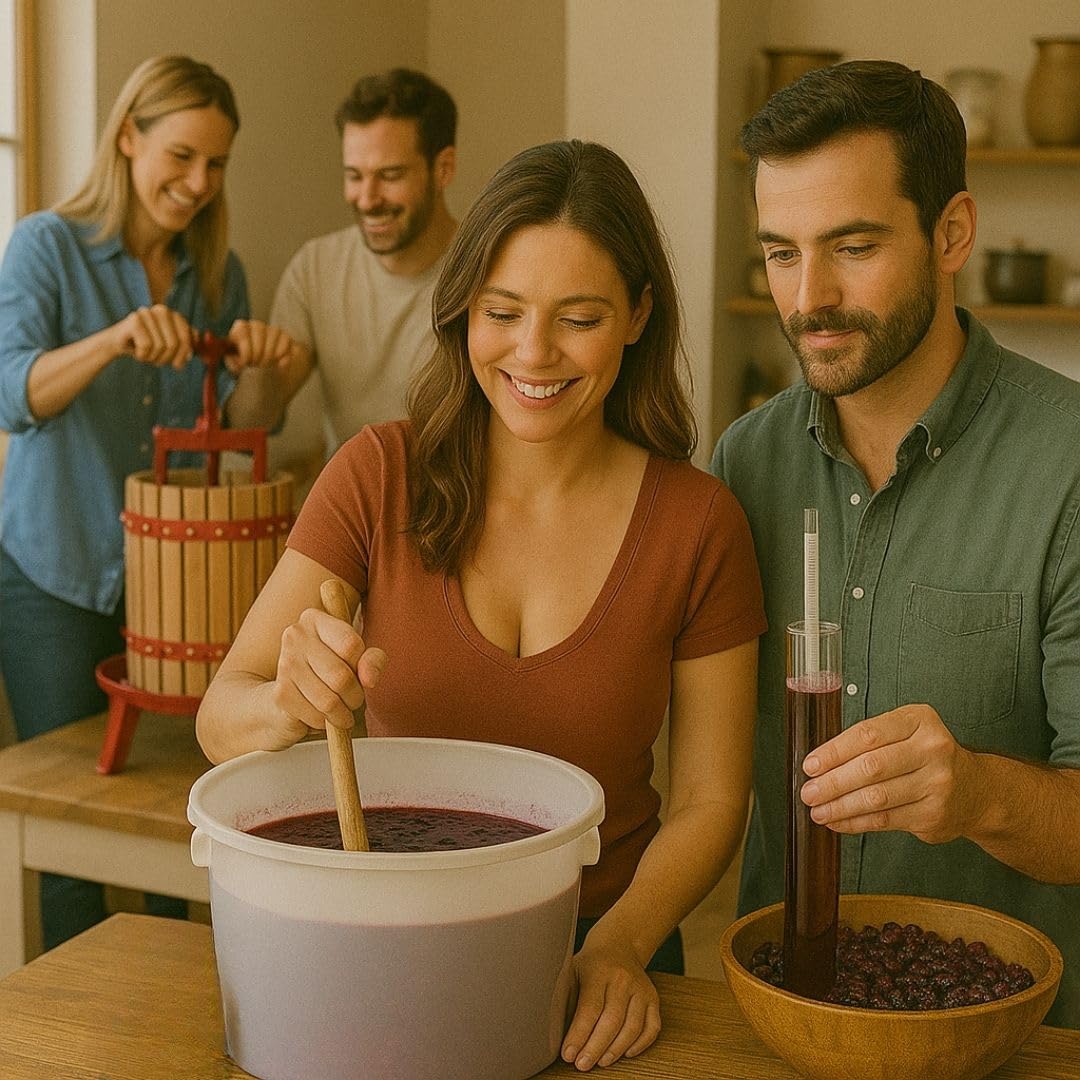 10 x Levadura Alcotec para Vino 40g – Complejo de Levadura, Enzimas y Nutrientes para Vinos de Fruta Aromáticos