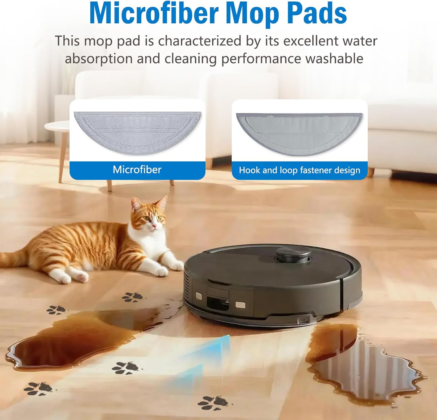 28Pcs Q10 S5+ Accessories Kit Replacement Compatible with Roborock Q10 S5+ /Q10 S5 Robot Vacuum, 2 Main Brush, 6 Side Brushes, 6 mop Pads, 6 Dust Bag, 6 HEPA Filters, 2 Cleaning Tool