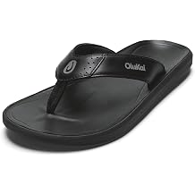 OluKai Pili Mens Leather Sandals, Sleek & Versatile Design