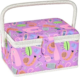 Sewing Basket (Purple, Small Rectangle)