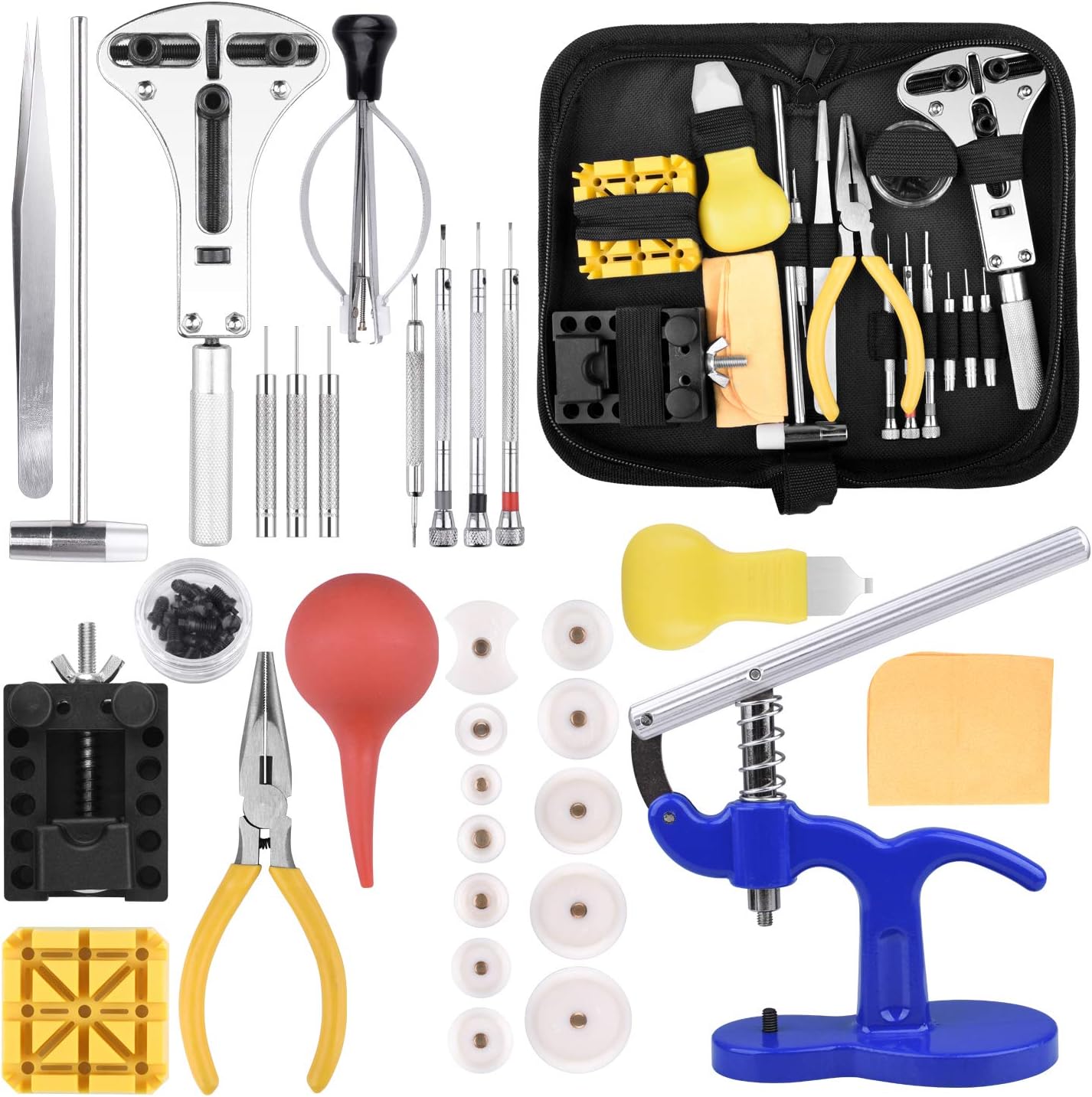 Watch Repair Kit Watchmakerโs Tools Watch Case Back Opener Tool Kit ET017