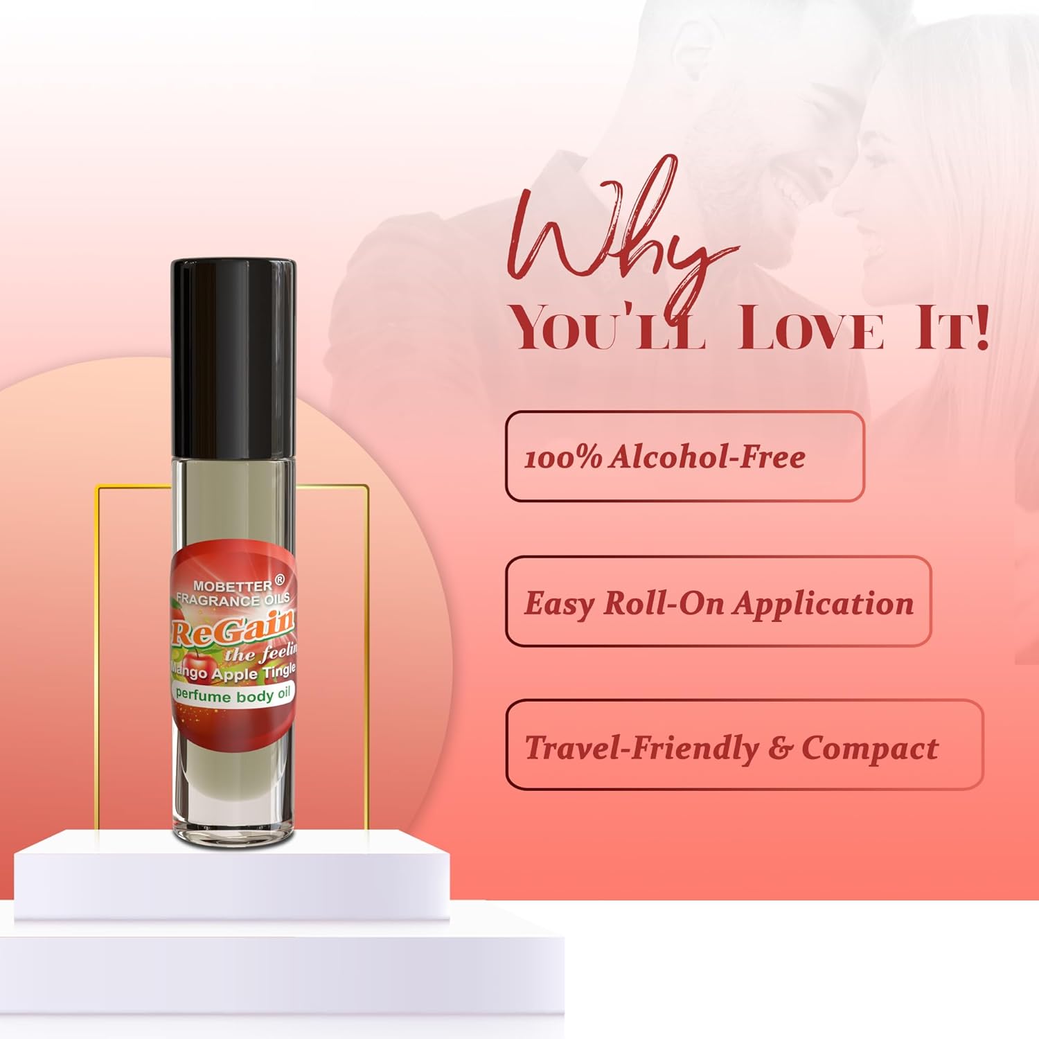 MOBETTER FRAGRANCE OILS ReGain The Feeling Mango Apple Tingle Perfume Body Oil - Image 4