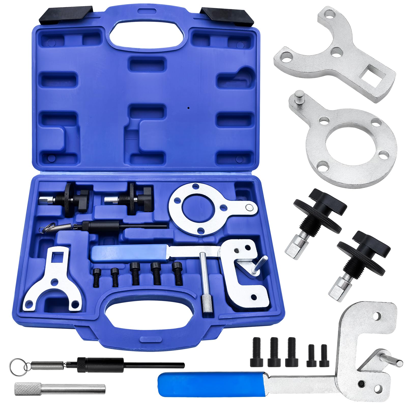 Herramienta de Calado distribucion del Motor Compatible con FIAT, Ford, Vauxhall, Opel, Suzuki, Citroën, Peugeot, Alfa Romeo, Lancia 1.3L Diésel, Kit de Bloqueo de levas 1871000200 1871000900