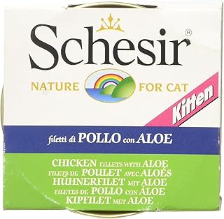 Ração Úmida Schesir Gatos Filhotes Frango e Aloe Vera 85g