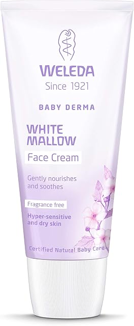 Weleda Baby Derma White Mallow Facial Cream, 50 ml, Packaging may vary