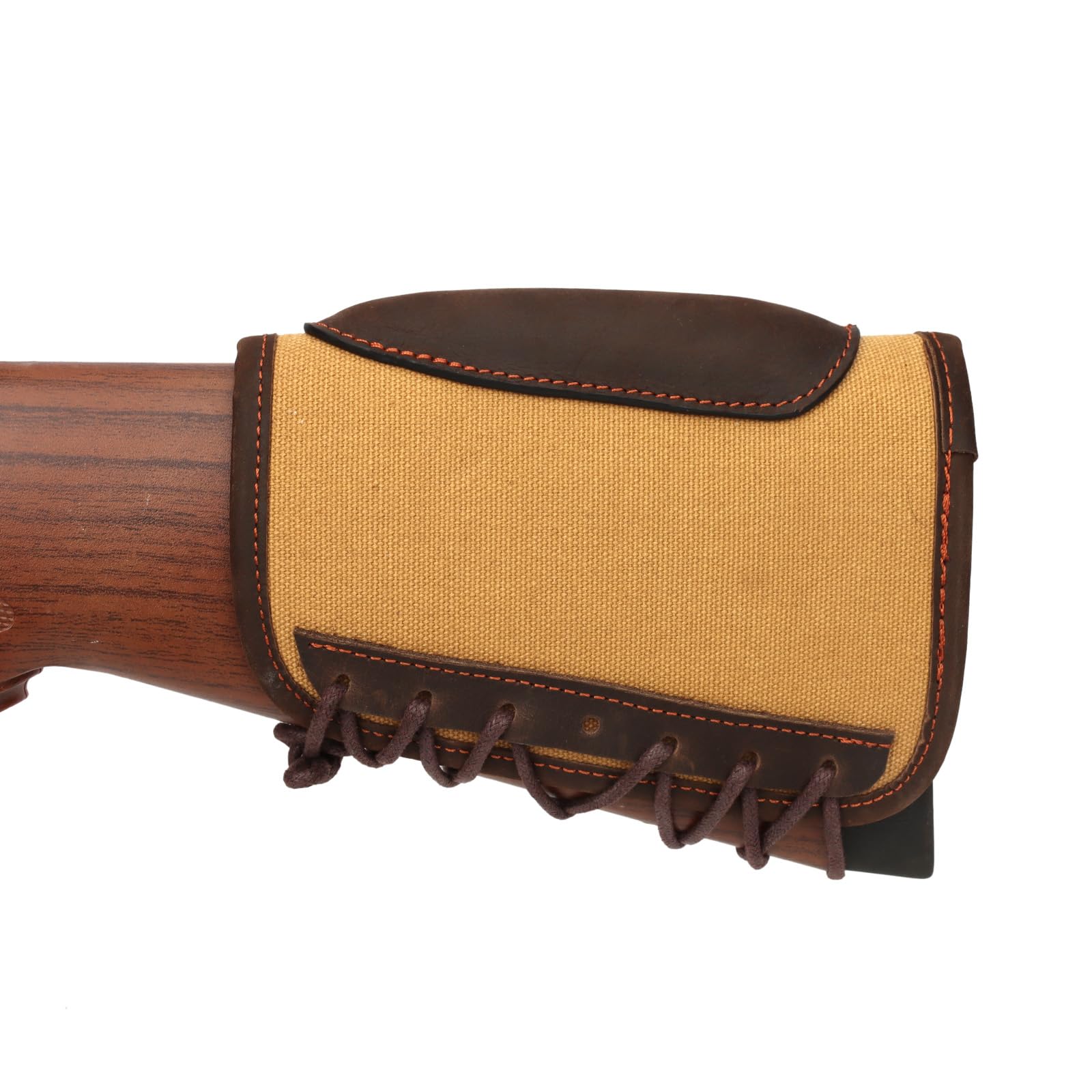 Snapklik.com : Canvas Leather Rifle Cheek Rest Pad Bullet Cartridge ...