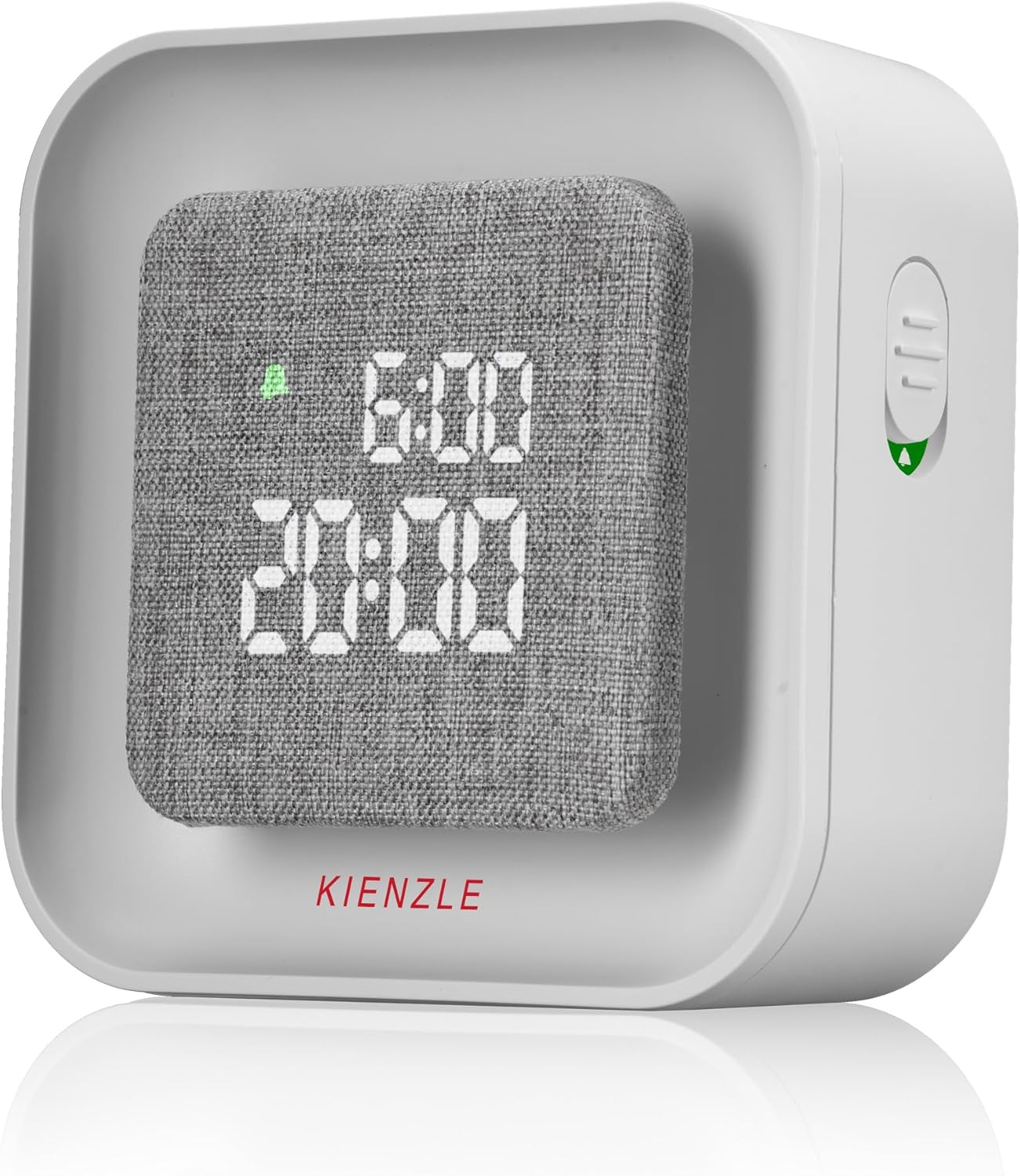 Kienzle alarm clock displaying time with active wake-up light